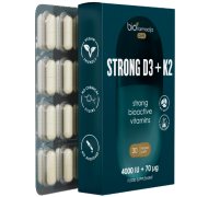 Vitaminas D3+K2 BIOFARMACIJA CAPS STRONG 4000 IU + 70 µg, 30 kaps.