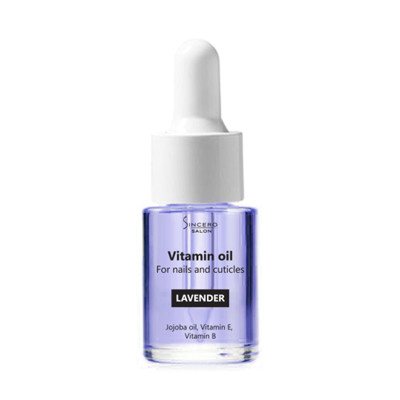 Vitaminizuotas nagų aliejukas "Sincero salon" LEVANDA, 1 vnt., 10 ml