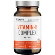 Vitaminų B kompleksas ICONFIT VITAMIN B COMPLEX, 90 kaps.