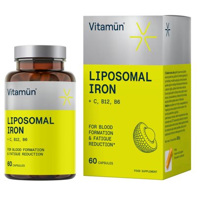 VITAMUN Liposominė geležis, 60 kapsulių