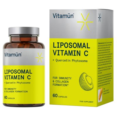 VITAMUN Liposominis vitaminas C, 60 kapsulių