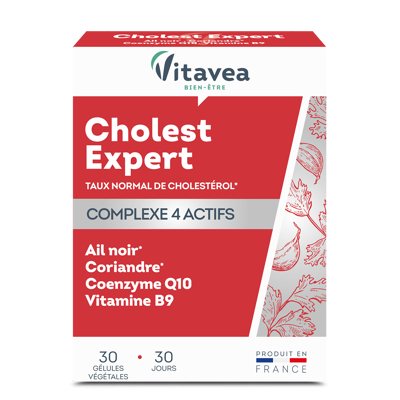 VITAVEA Cholest Expert cholesterolio kontrolei, 30 vnt