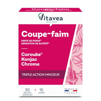 VITAVEA Coupe-faim svorio kontrolei ir sotumo jausmui, 30 vnt