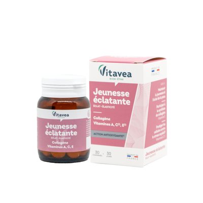 VITAVEA Elastinga ir švytinti oda, 30 tablečių