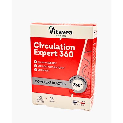 VITAVEA Expert circulation 360°, 30 kapsulių