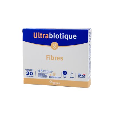 VITAVEA Gerosios bakterijos ir skaidulos Fibregum® Ultrabiotique FIBRES, 10 paketėlių
