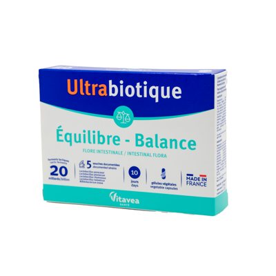 VITAVEA Gerosios bakterijos Ultrabiotique EQUILIBRE-BALANCE, 10 kapsulių