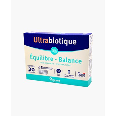 VITAVEA Gerosios bakterijos Ultrabiotique EQUILIBRE-BALANCE, 30 kapsulių