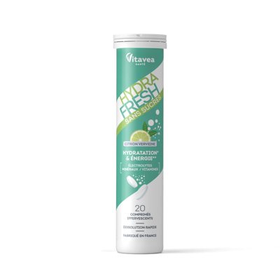 VITAVEA HYDRAFRESH be cukraus citrinų verbenų skonio, 20 vnt