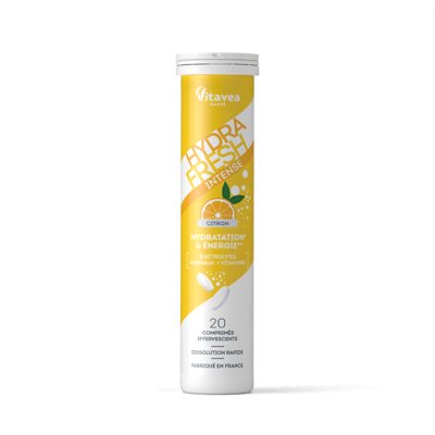VITAVEA HYDRAFRESH INTENSE citrinų skonio, 20 vnt