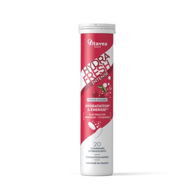 VITAVEA HYDRAFRESH INTENSE raudonųjų vaisių skonio, 20 vnt