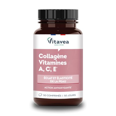 VITAVEA Kolagenas, vitaminai A, C, E, 50 tablečių