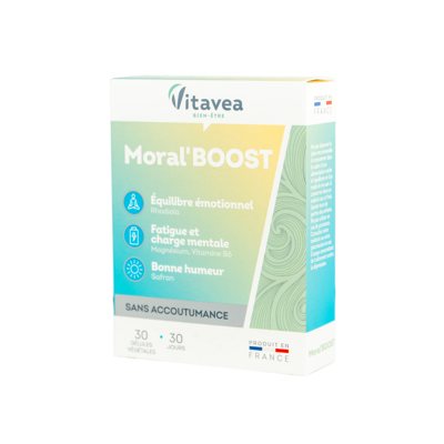 VITAVEA Moral'BOOST emocinei būklei palaikyti, 30 kapsulių