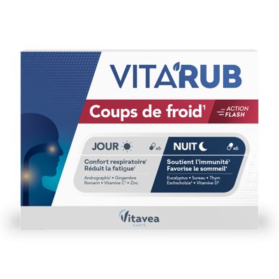 Vitavea VITA’RUB Coups de Froid peršalimo laikotarpiui, 12 vnt