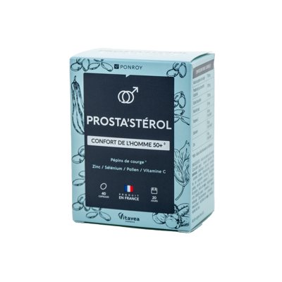 VITAVEA Vyrų 50+ komfortui PROSTA'STEROL, 40 kapsulių