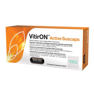 VITIRON ACTIVE SUSCAPS, 30 kapsulių