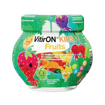VITIRON KIDS FRUITS kramtomieji guminukai N50