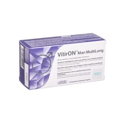 VITIRON MAN MULTILONG, 30 kapsulių