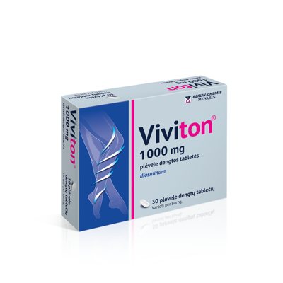 VIVITON, 1000mg, plėvele dengtos tabletės, N30