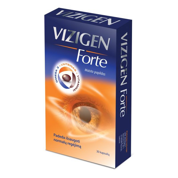 VIZIGEN maisto papildas FORTE, 30 kaps.