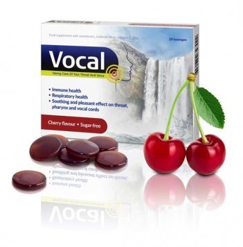 VOCAL vyšnių skonio pastilės N24