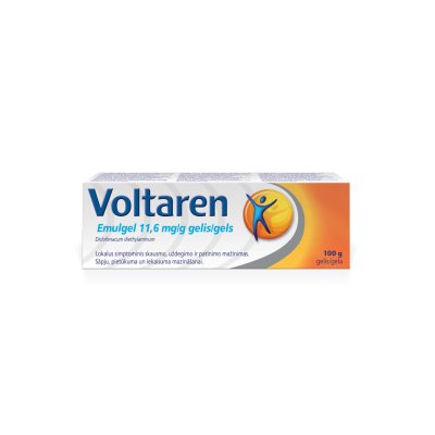 Voltaren Emulgel 11,6 mg/g gelis, 100 g