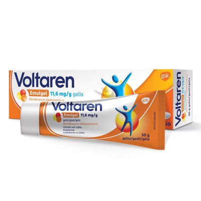 VOLTAREN EMULGEL, 11,6 mg/g, gelis, 50 g