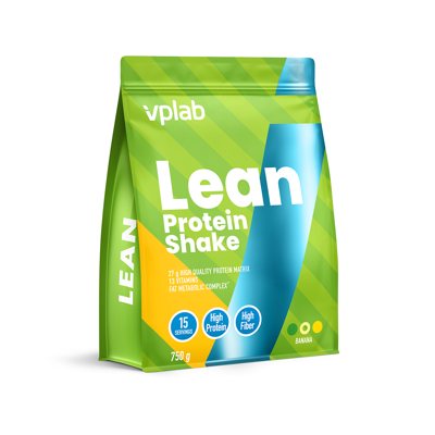 VPLAB, Lean Protein Shake Banana, 750 g
