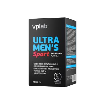 VPLAB multivitaminai vyrams ULTRA MEN'S SPORT MULTIVITAMIN FORMULA, 90 kapsulių