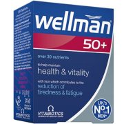 Vyrams nuo 50 metų WELLMAN 50+, 30 tab.