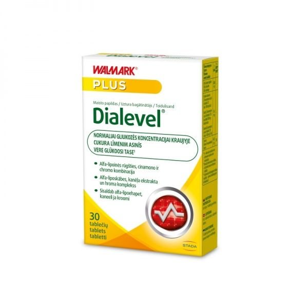 WALMARK maisto papildas DIALEVEL, 30 tab.