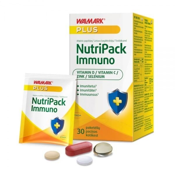 WALMARK maisto papildas NUTRIPACK IMMUNO, 30 pak.