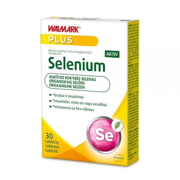 WALMARK maisto papildas SELENIUM AKTIV, 30 tab.