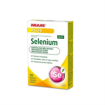 WALMARK SELEN, 100 μg, 30 tablečių
