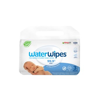 WATERWIPES drėgnos servetėlės kūdikiams, 144 vnt., 3 x 48 vnt