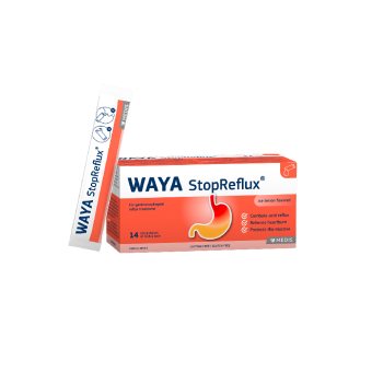 WAYA STOPREFLUX medicinos priemonė, 14 paketėlių