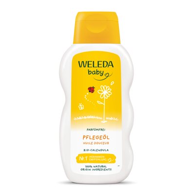 WELEDA CALENDULA BABY bekvapis kūno aliejus, 200 ml