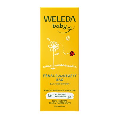 WELEDA CALENDULA, Cold Time Bath, priemonė vonelei, 75 ml