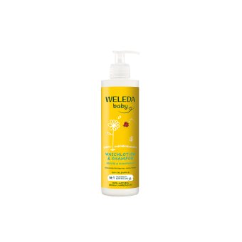 WELEDA, CALENDULA, šampūnas ir prausiklis, 400 ml