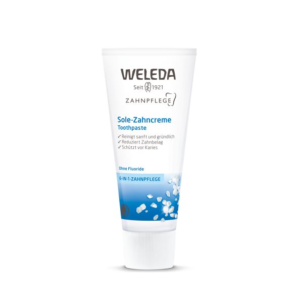 WELEDA dantų pasta su druska, 75 ml