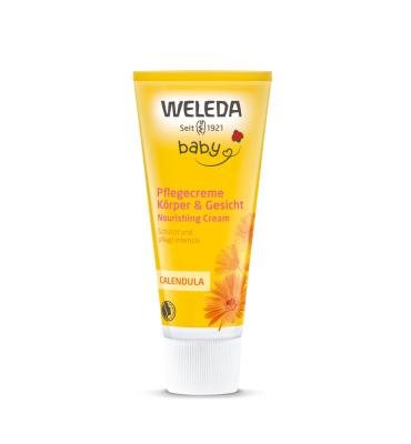 WELEDA CALENDULA BABY, drėkinamasis kremas, 75 ml