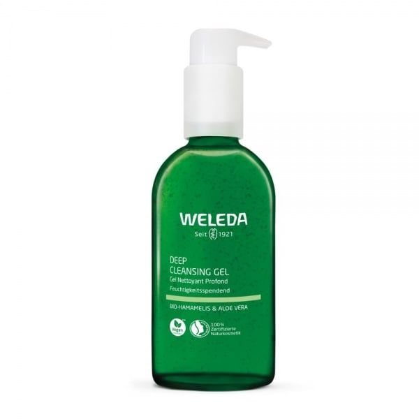 WELEDA gelinis veido prausiklis DEEP CLEANSING GEL, 150 ml