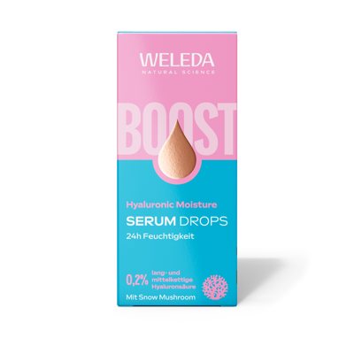 WELEDA, Hyaluronic Serum Drops, serumas, 30 ml