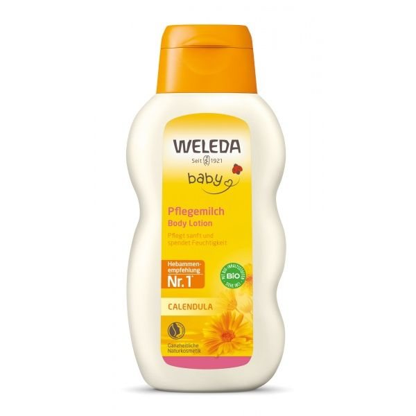 WELEDA kūno pienelis vaikams su medetkomis, 200 ml