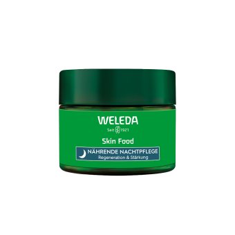 WELEDA maitinamasis naktinis veido kremas SKIN FOOD, 40 ml
