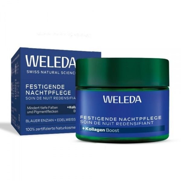 WELEDA naktinis veido kremas BLUE GENTIAN EDELWEISS, 40 ml