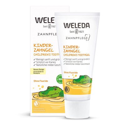 WELEDA TOOTH GEL FOR KIDS, dantų gelis pieniniams dantims, 50 ml