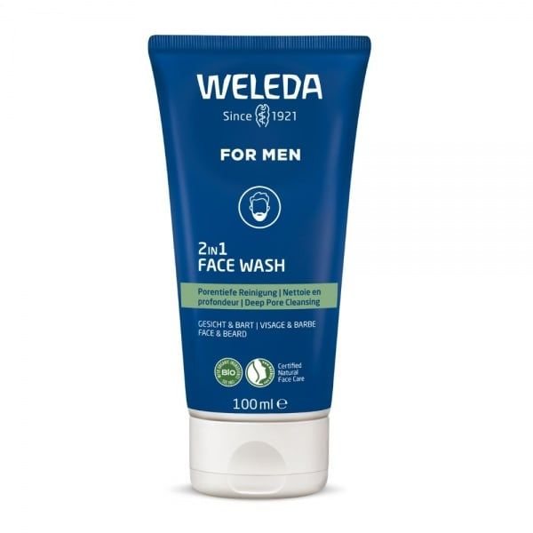 WELEDA veido prausiklis vyrams FOR MEN, 100 ml