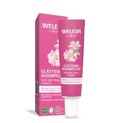 WELEDA, Wild Rose & White Tea, paakių kremas, 10 ml