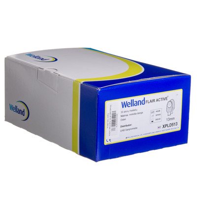 WELLAND FLAIR ACTIVE, išmatų rinktuvų maišeliai, atviri, lygūs 1 dalies su filtru, matiniai, didelio iškirpimo anga, 13/, 30 vnt., 60 mm